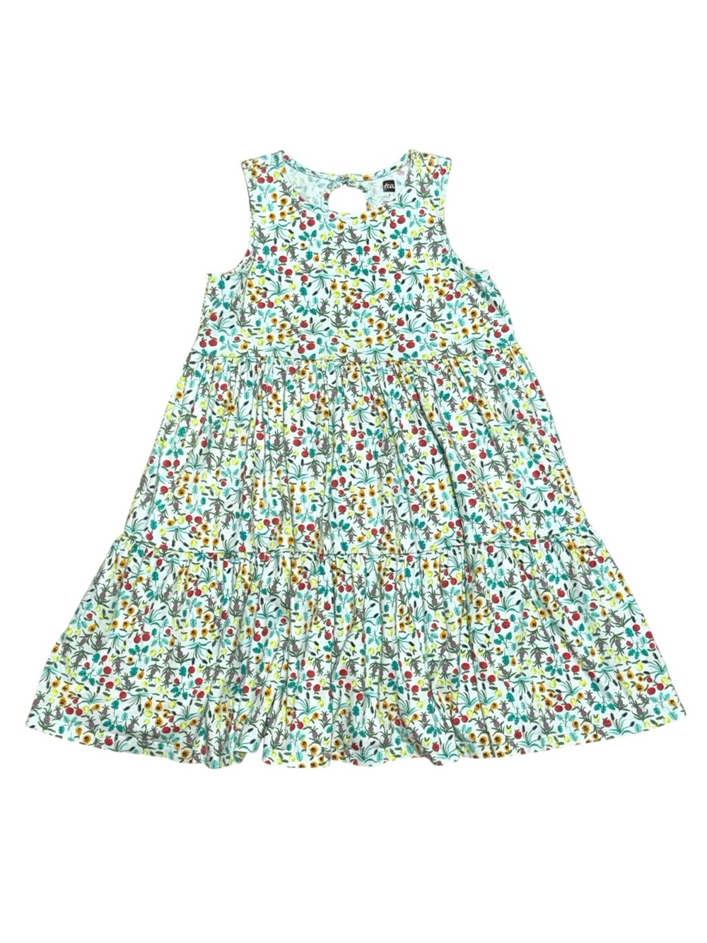 Tea Collection Size 7 Fruit Print Dress